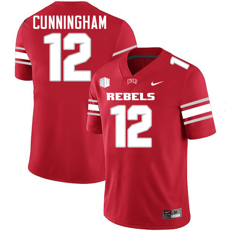UNLV Rebels #12 Randall Cunningham College Football Jerseys,Uniforms-Scarlet UNLV Rebels #12 Randall Cunningham College Football Jerseys,Uniforms-Scarlet